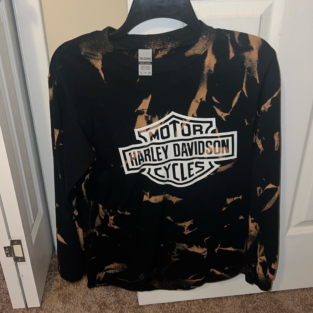Custom Harley Davidson long sleeve
